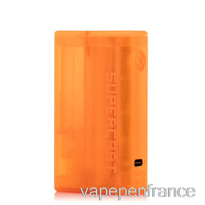 Supercart Superbox 510 Batterie Dayglo Stylo Vape Orange